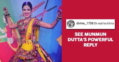 Hater Asked Munmun How Much She Charges For 1 Night. She Shut Him Down With A Befitting Reply RVCJ Media