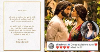 This Is How Bollywood & TV Celebrities Reacted On The News Of Deepika & Ranveer’s Wedding RVCJ Media