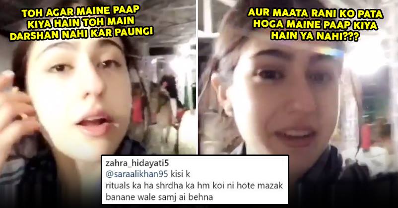 Sara Ali Khan Posted A Throwback Video From Her Vaishno Devi Visit. Got Trolled Unnecessarily RVCJ Media