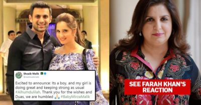 Twitter Congratulated Shoaib & Sania For Being Blessed With A Boy. You Can’t Miss How Farah Reacted RVCJ Media