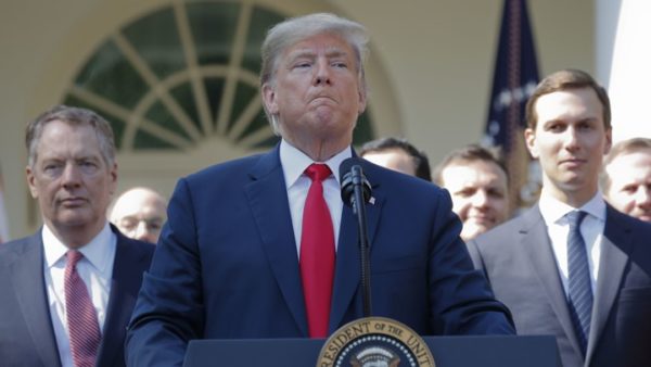 President Donald Trump Spotted With Toilet Paper On His Shoes, Twitter Trolls Him Like Crazy - RVCJ Media