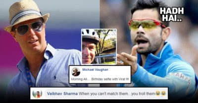 Michael Vaughan Posted A Birthday Selfie With A Goat & Called It Virat. This Is How People Reacted RVCJ Media