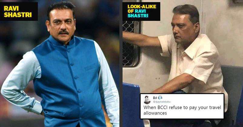 Twitter Went Crazy After This Pic Of Ravi Shastri's Look-Alike Went Viral,  Reactions Are Too Funny - RVCJ Media
