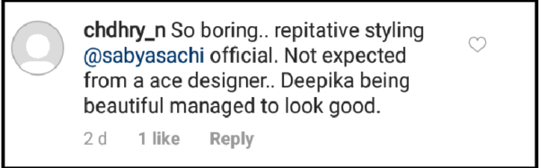 Sabyasachi Badly Trolled For Deepika's Reception Look, Compared to Anuskha and Kangana - RVCJ Media