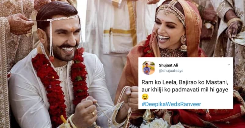 Check Out The Funniest Reactions to Deep-Veer's Wedding Pictures RVCJ Media
