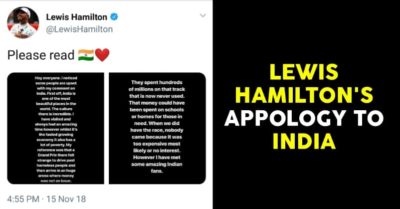 Here's What Lewis Hamilton Posted On Twitter After Getting Trolled For Poor India Comment RVCJ Media