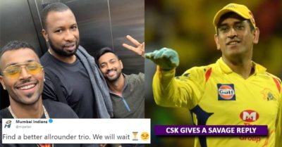 Mumbai Indians Said They Have Best All Rounder Trio In IPL. CSK Gave A Stunning Reply RVCJ Media