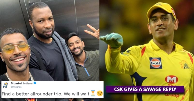 Mumbai Indians Said They Have Best All Rounder Trio In IPL. CSK Gave A  Stunning Reply - RVCJ Media