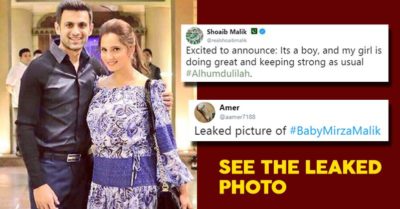 Fan Shared Leaked Photo Of Shoaib & Sania’s Son Izhaan. This Is How Shoaib Malik Reacted RVCJ Media