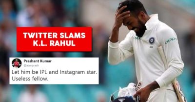 KL Rahul Gets Badly Trolled On Twitter After Giving A Disappointing Performance Against CA XI RVCJ Media