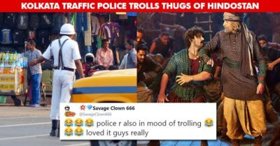 Kolkata Traffic Police Just Trolled Thugs Of Hindostan And Twitterati Is Loving It RVCJ Media