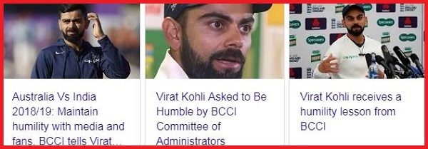 BCCI Rubbishes The Reports Of Supreme Court's CoA's Warning To Virat Kohli To Be Humble - RVCJ Media