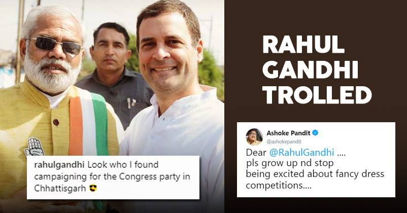 Rahul Gandhi Shares A Pic With Narendra Modi's Lookalike. Gets Badly  Trolled On Twitter - RVCJ Media