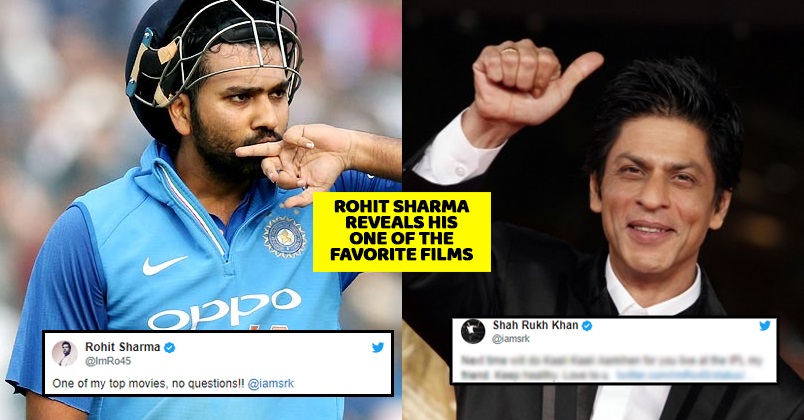 Rohit Sharma Tells Baazigar Is His Top Favourite Film. Shah Rukh Khan Gave A Filmy Reply RVCJ Media