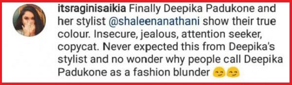 Deepika Padukone's Stylist Tried To Troll Priyanka & Nick. Gets Trolled Herself - RVCJ Media