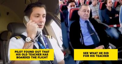 This Pilot Honoured His Teacher In Front Of All The Passengers. The Video Will Make You Emotional RVCJ Media