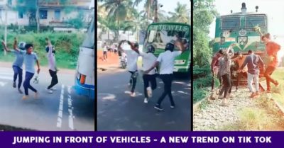 A Bizzare Challenge Grips Youth. People Are Jumping In Front Of Vehicles And Making Tik Tok Videos RVCJ Media