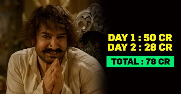 Thugs Of Hindostan Shows A Crash At Box Office On Second Day. The Numbers Are Out - RVCJ Media