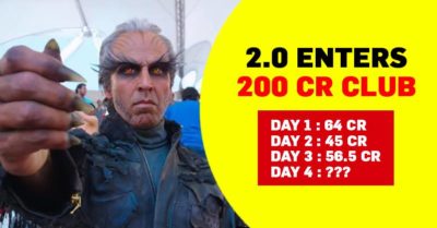 Day 4 Collections Of 2.0 Are Out, The Film Enters The 200 Crore Club RVCJ Media