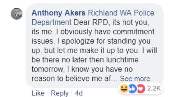 Police Posted A Wanted Post Of This Guy. He Himself Gave This Hilarious Reply - RVCJ Media