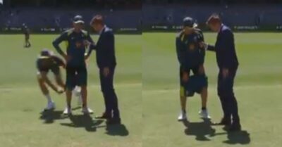 This Is How Mitchell Starc Pranked Nathan Lyon On Live TV, Starc Handled It Like A Boss RVCJ Media