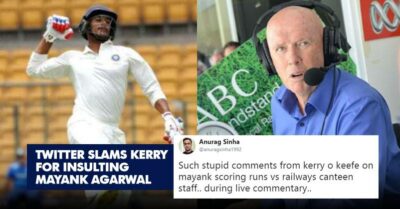 Twitterati Slams Aussie Commentator Kerry O' Keefe For Insulting Mayank Agarwal On Live TV RVCJ Media