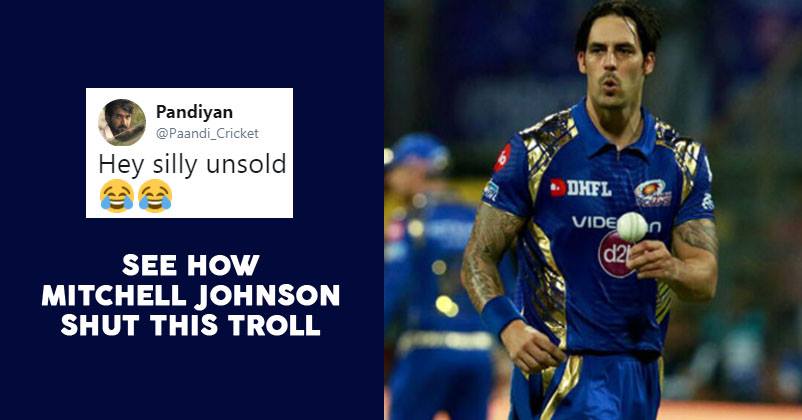 Indian Fan Tried To Mock Mitchell Johnson Over IPL 2019 Auction, Johnson Gave Him The Perfect Reply RVCJ Media