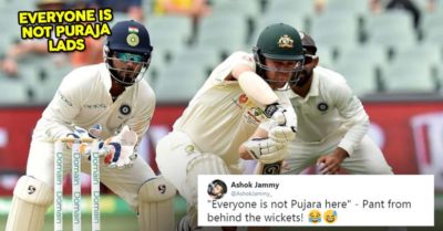 Pant Sledges Australians Behind The Wickets By Saying, No Everyone Is Pujara. Twitterati Loving It RVCJ Media
