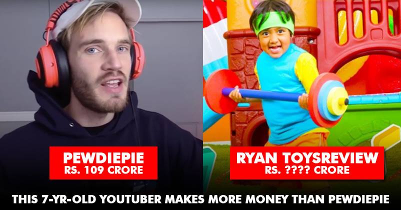 Forbes Says That YouTube's Highest Paid Star Is Not PewDiePie But Ryan, A 7 Year Old Kid RVCJ Media