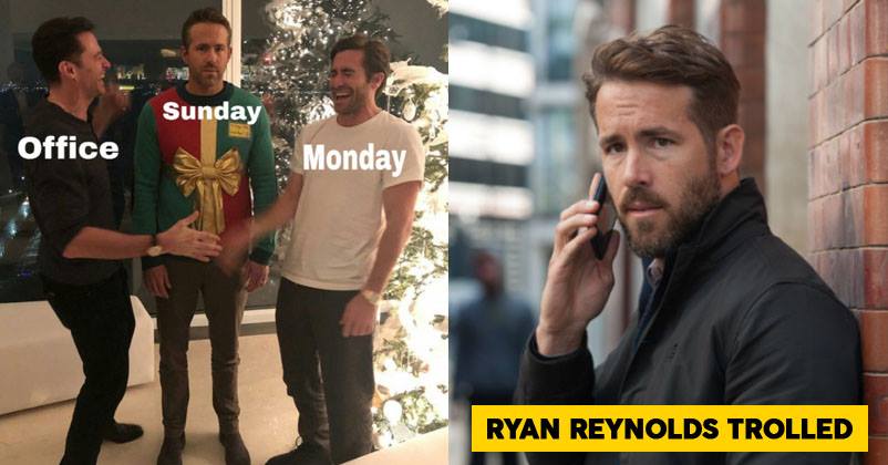 this template strangely reminiscent of Ryan Reynolds sweater meme : r/memes