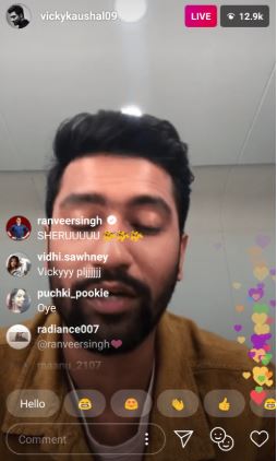 Ranveer Singh Can't Stop Commenting On Vicky Kaushal's Instagram Live, This Is Hilarious - RVCJ Media