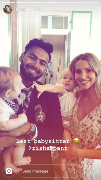After Rishabh Pant's Temporary Captain Comment, Tim Paine's Wife Calls Him 'Best Babysitter' - RVCJ Media