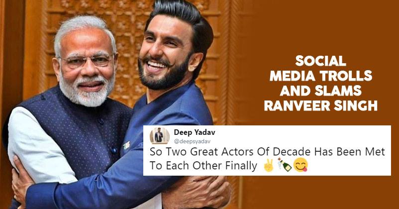 Ranveer Singh Got A Jadoo Ki Jhappi From PM Modi, Twitterati Cannot Keep Calm RVCJ Media