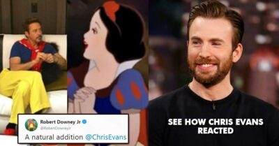 Robert Downey Jr Dresses Like A Disney Princess For Chris Evans, Their Friendship Is Adorable. RVCJ Media
