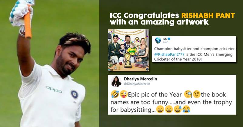 ICC Calls Rishabh Pant "Champion Babysitter", Netizens Cannot Stop Laughing RVCJ Media
