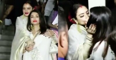 Aishwarya & Rekha Seen Kissing & Hugging Each Other At An Event. Video Went Viral RVCJ Media