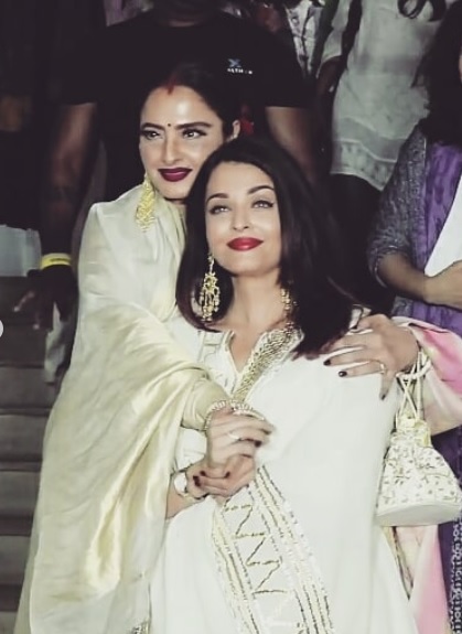 Aishwarya & Rekha Seen Kissing & Hugging Each Other At An Event. Video Went Viral RVCJ Media