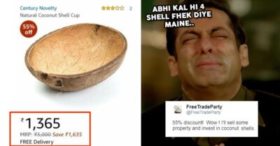 Amazon Sells Coconut Shell At Rs 1300 With 55% Discount (Original Price Rs 3K). Twitter Is Laughing RVCJ Media