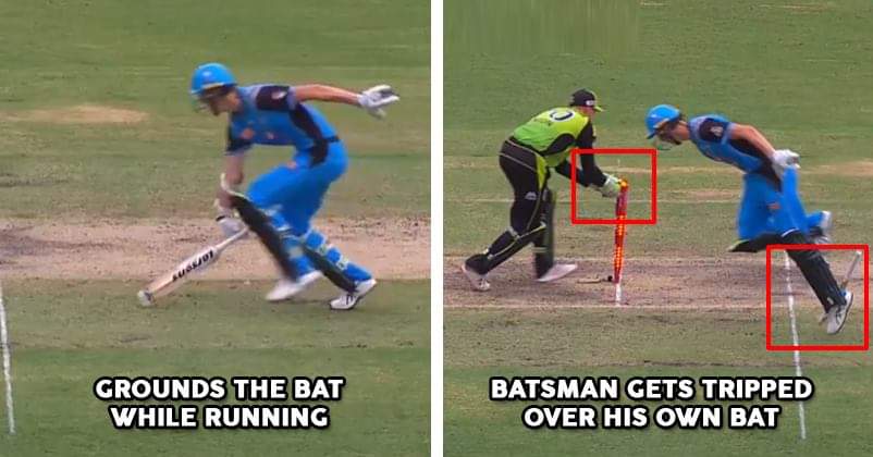 Aussie Player Billy Stanlake Tripped Over His Own Bat And Fell, Netizens Can't Stop Laughing RVCJ Media