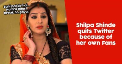Shilpa Shinde Deleted Her Twitter Account And Even Blamed Fans For It. RVCJ Media