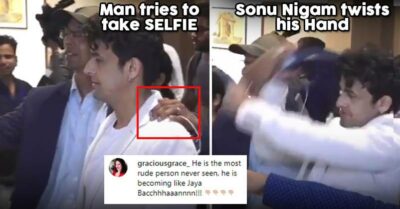 Angry Sonu Nigam Twisted Arm Of A Fan For Taking A Selfie. Netizens Are Slamming Him Left & Right RVCJ Media