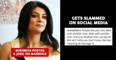 Haters Trolled Sushmita For Posting A Joke On Marriage; She Gave Them A Kickass Reply RVCJ Media