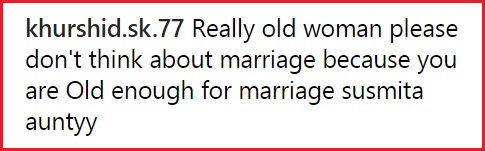 Haters Trolled Sushmita For Posting A Joke On Marriage; She Gave Them A Kickass Reply - RVCJ Media