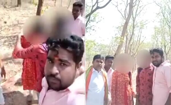 Bajrang Dal Caught A Couple Celebrating V-Day & Forcibly Got Them Married, Recorded Whole Act - RVCJ Media