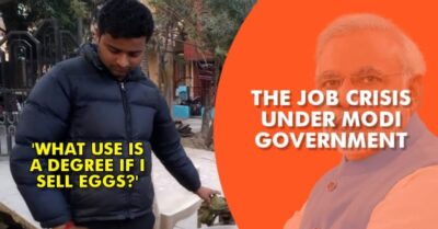 This Man Says A Degree Is Of No Use If He Has To Sell Eggs, Talks About Job Crisis Under Modi. RVCJ Media