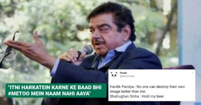 Shatrughan Sinha Feels Lucky His Name Wasn't In The 'Me Too' Movement, Netizens Are Disgusted RVCJ Media