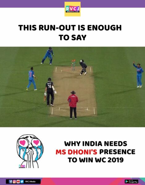 Dhoni's Quick Thinking Gets James Neesham Out In The 5th ODI, Fans Are Calling Him A Genius - RVCJ Media