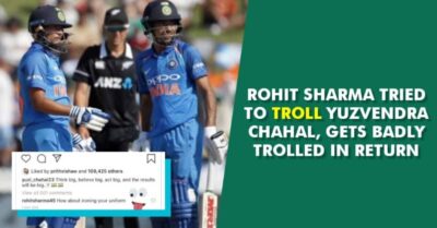Rohit Sharma Tried To Troll Yuzvendra Chahal About Ironing His Shirt, Gets Badly Trolled In Return RVCJ Media
