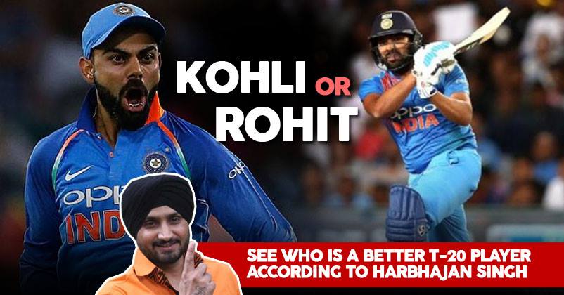 Virat Kohli Or Rohit Sharma? Harbhajan Singh Chooses The Better T20 Player. RVCJ Media