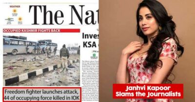 Janhvi Kapoor Slammed Pakistani Daily For Calling Pulwama Incident A 'Fight For Freedom'. RVCJ Media